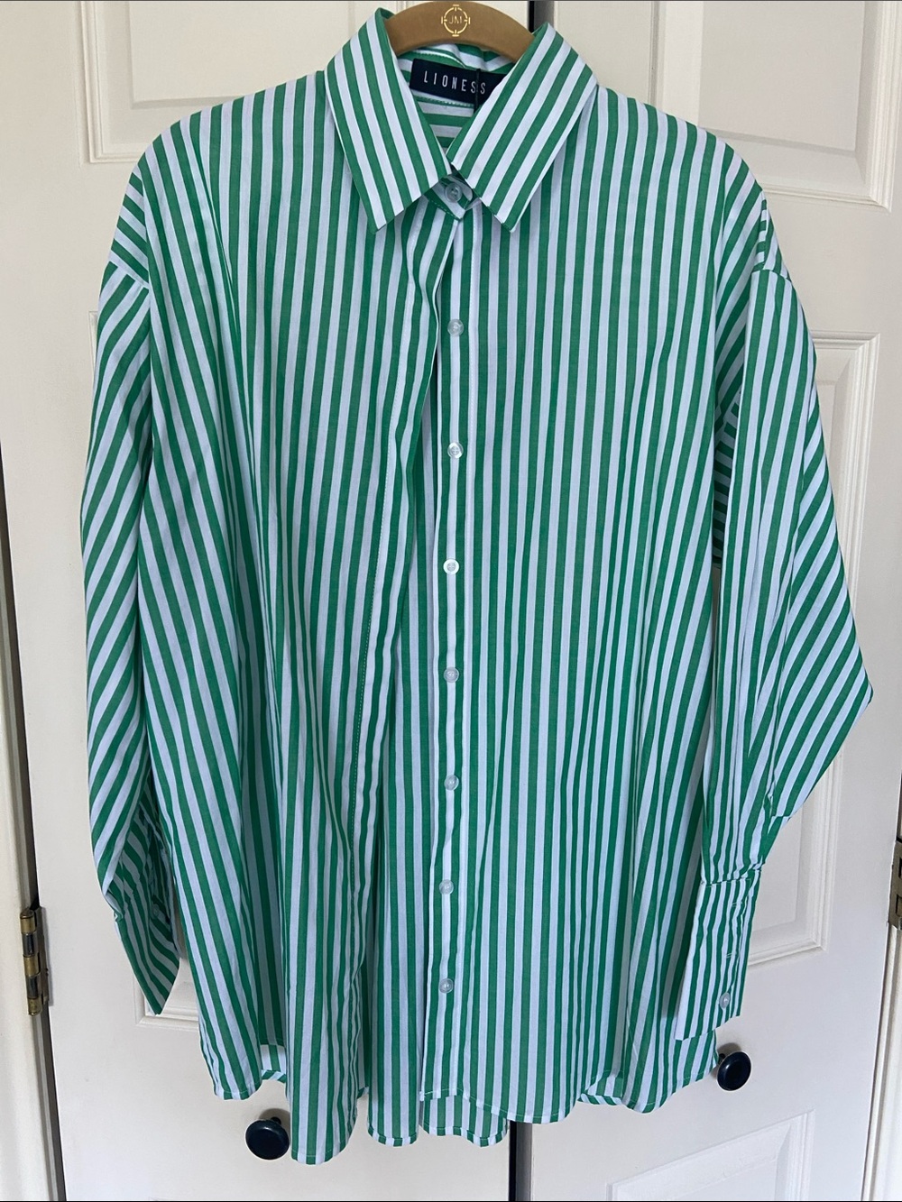 Lioness Revolve Cotton Striped Blouse